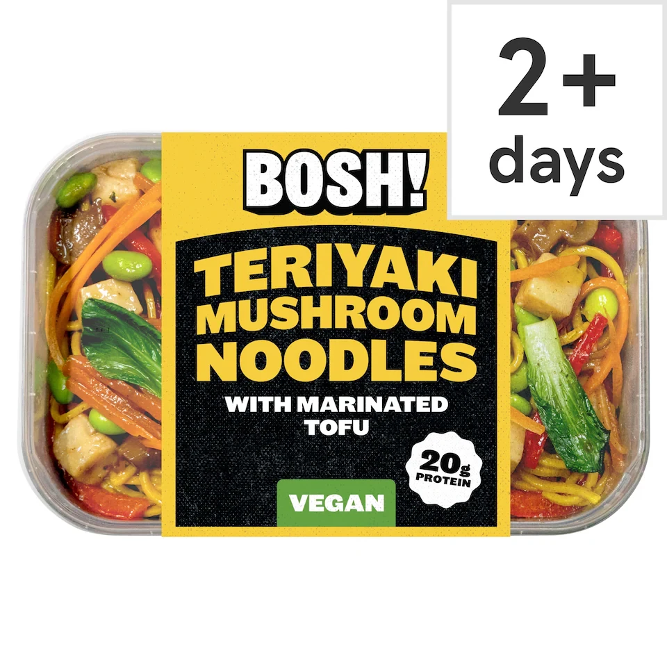 BOSH! Teriyaki Mushroom Noodles 380g