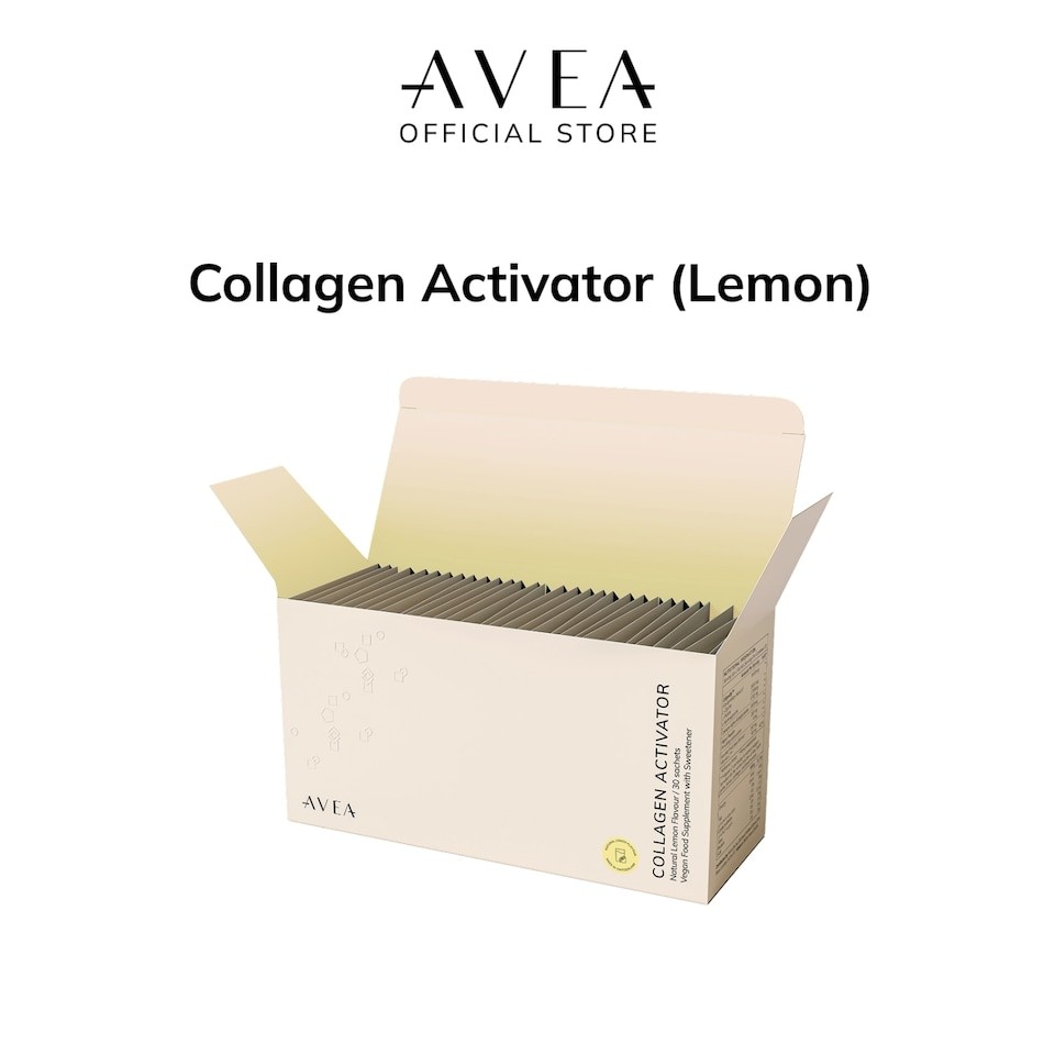 AVEA Collagen Activator - Lemon flavour 30 Collagen Powder Sachets