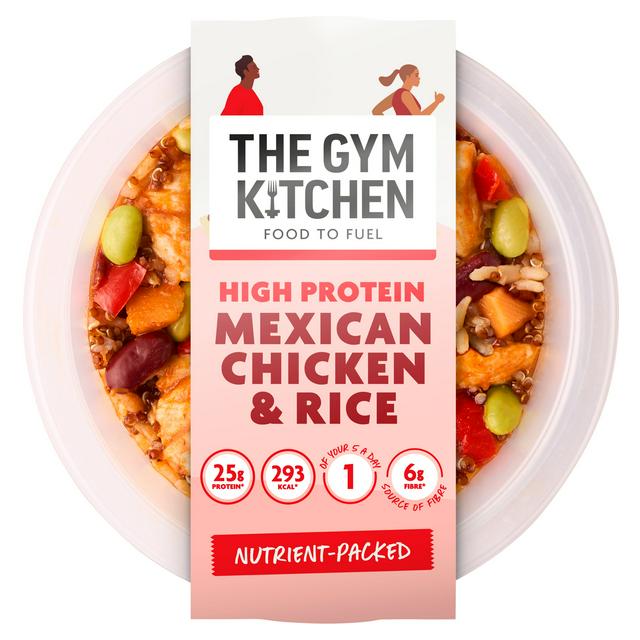 The Gym Kitchen 280g High Protein Mexican Chicken & Rice Ready Meal