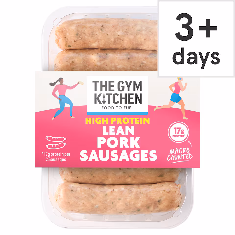 The Gym Kitchen High Protein Lean Pork Sausages 340g