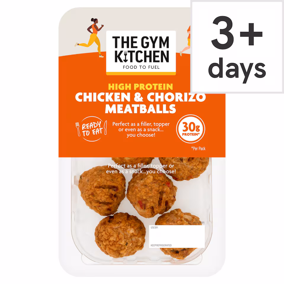 The Gym Kitchen Chicken & Chorizo Meatballs 160g
