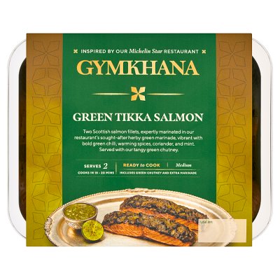 Gymkhana Green Tikka Salmon