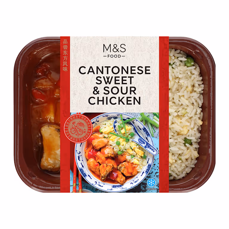 M&S Cantonese Sweet and Sour Chicken Meal for One