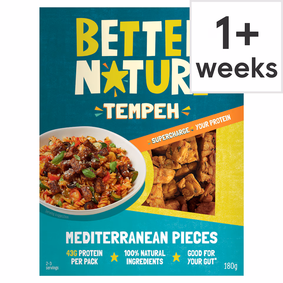 Better Nature Tempeh - Mediterranean Pieces 180g