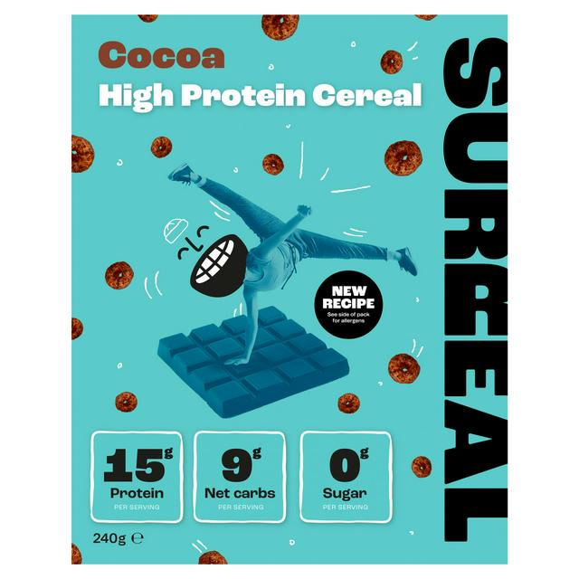 Surreal Cocoa High Protein Zero Sugar Gluten Free Cereal 240g