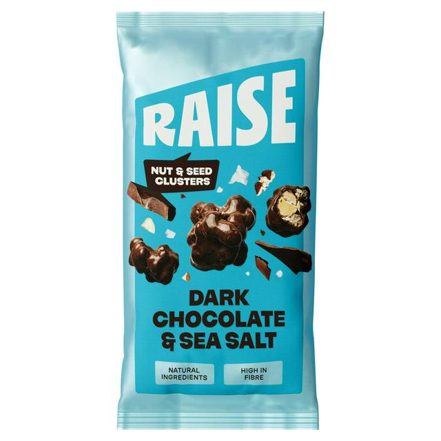 Raise Dark Chocolate & Sea Salt Clusters of Nuts & Seeds 35g