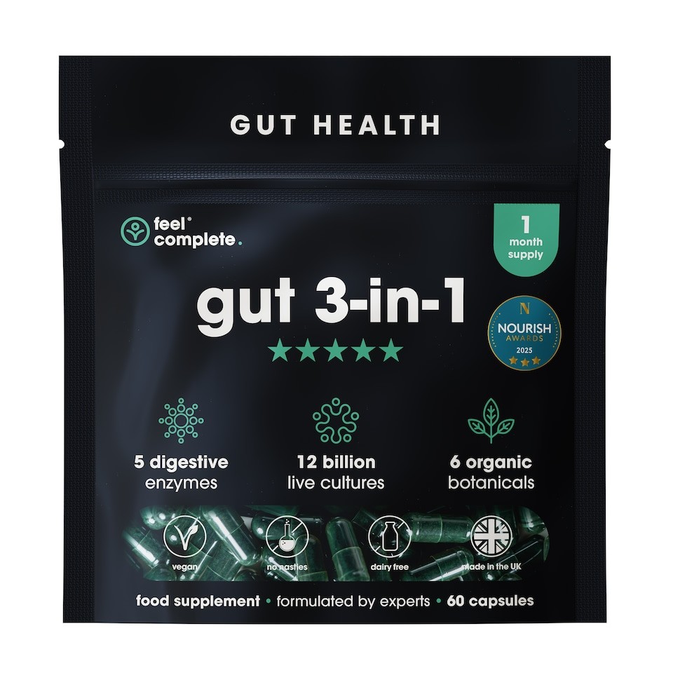 3 in 1 Gut Health - 12 Billion Probiotics, 5 Digestive Enzymes, 6 Botanicals