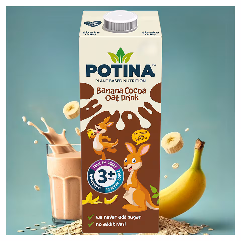 POTINA Banana Cocoa Oat drink 1 Litre