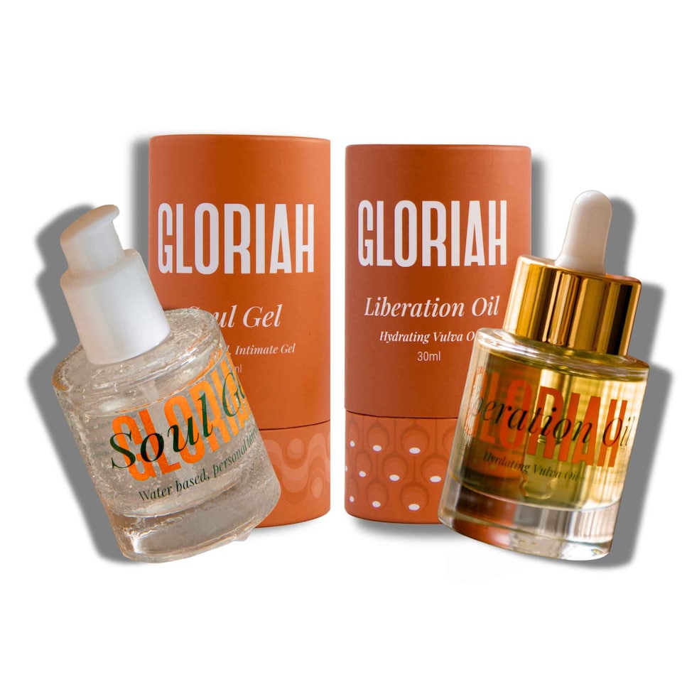 GLORIAH's Natural Menopause Lubricant and Vaginal Moisturiser Bundle 90ml