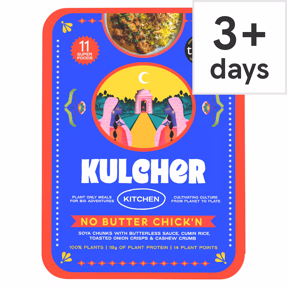 Kulcher Kitchen No-Butter Chick’n with Cumin Rice 360g