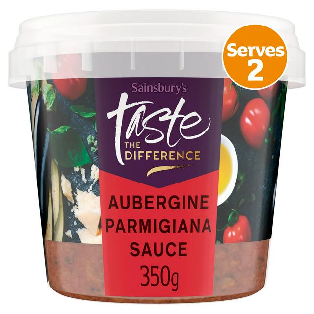 Sainsbury's Aubergine Parmigiana Sauce, Taste the Difference 350g
