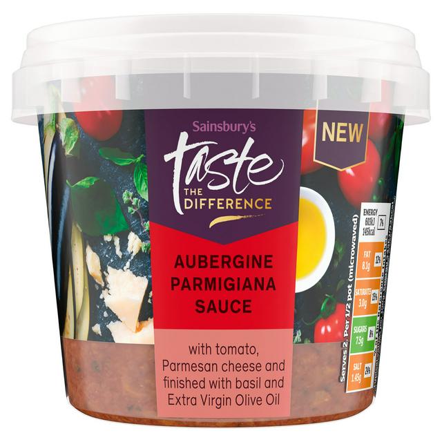 Sainsbury's Aubergine Parmigiana Sauce, Taste the Difference 350g