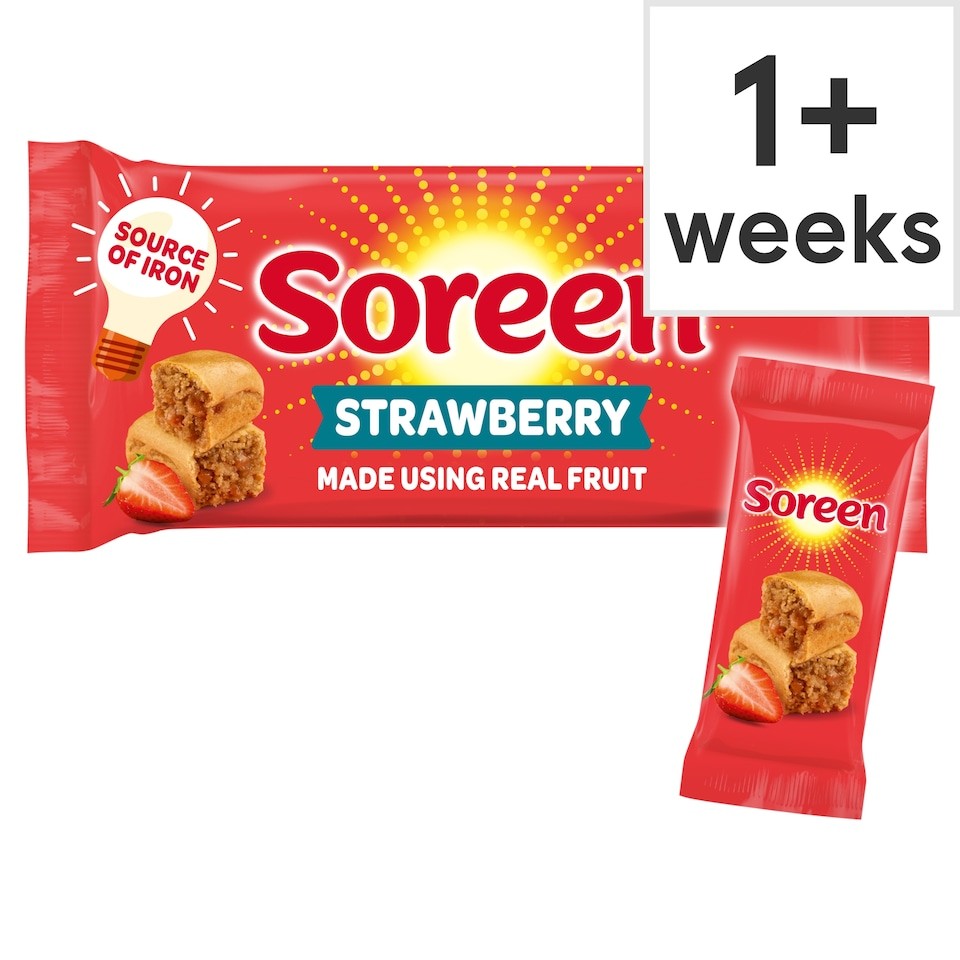 Soreen Lunchbox Loaves - Strawberry 5 Pack