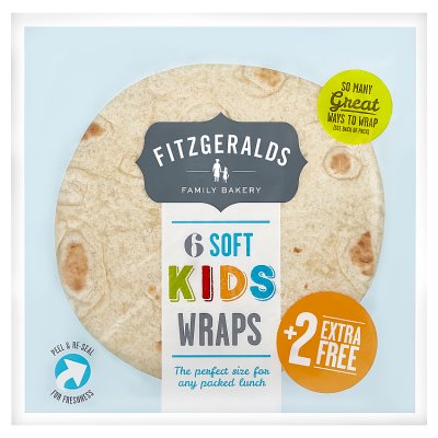 Fitzgeralds 6 Soft Kids Wraps