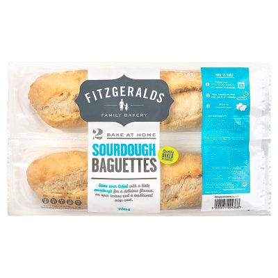 Fitzgeralds 2 Sourdough Baguettes