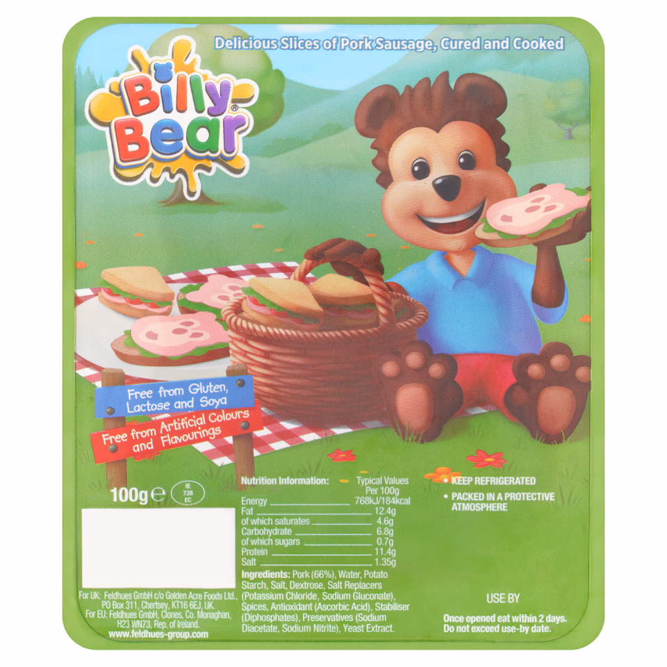Billy Bear Slices 100G