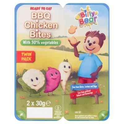 Billy Bear BBQ Chicken Bites 2 x 30g