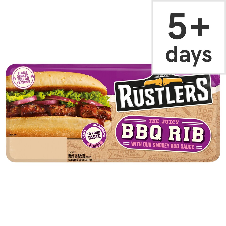 Rustlers Bbq Pork Rib Sandwich 157G