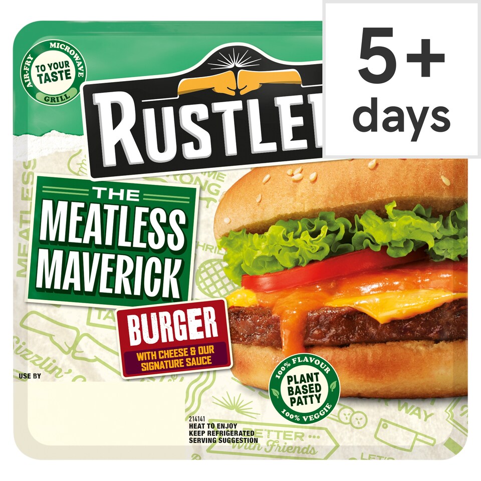 Rustlers Meatless Maverik Classic Burger 196G