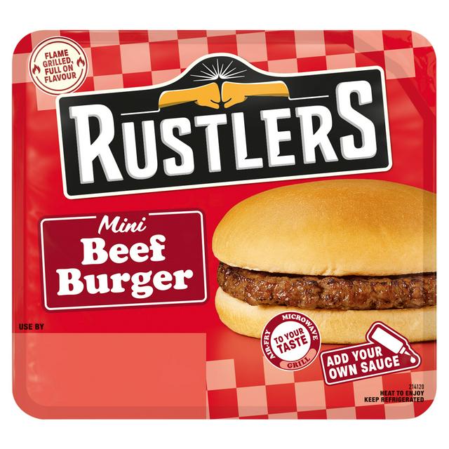 Rustlers Mini Beef Burger 101g