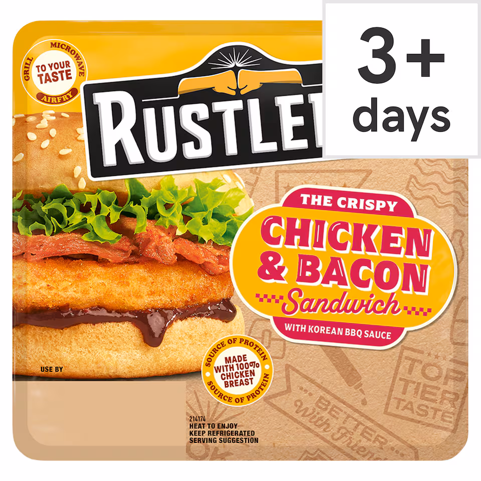 Rustlers Chicken and Bacon Burger 145g