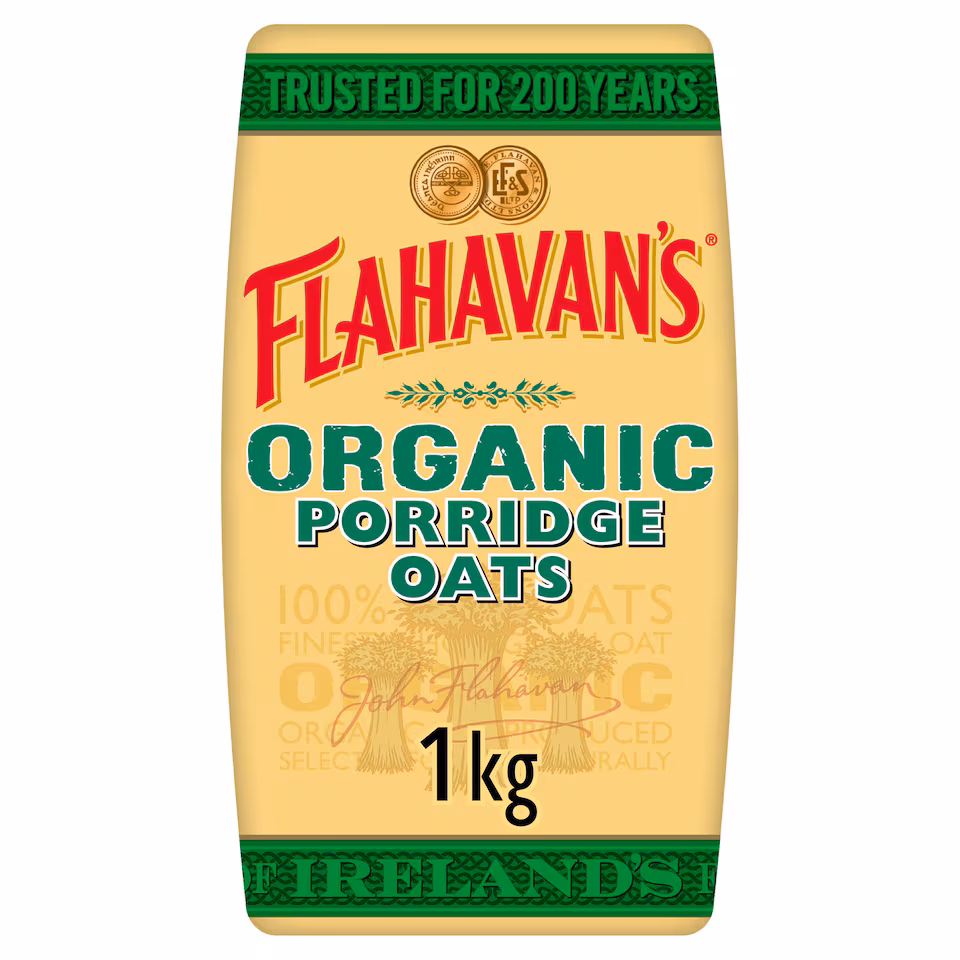 Flahavans Irish Organic Porridge 1Kg