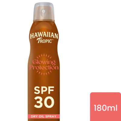 Hawaiian Tropic Glowing Protection Sunscreen Spray SPF 30 180ml