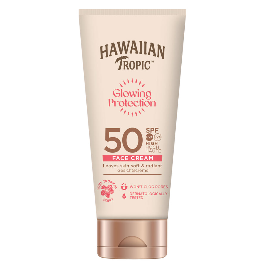 Hawaiian Tropic Glowing Protection Face Cream SPF50 50ml