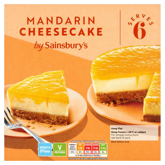 Sainsbury's Mandarin Cheesecake 500g