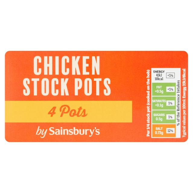Sainsbury's Chicken Stockpots x4 112g