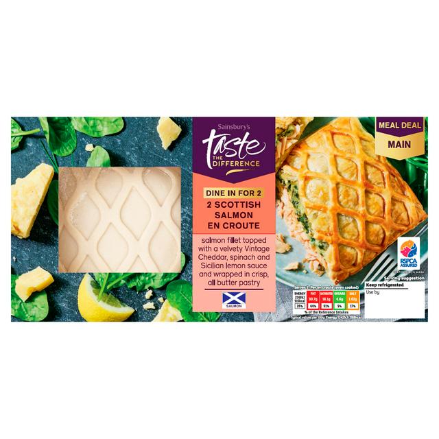 Sainsbury's Scottish Salmon En Croute, Taste the Difference x2 380g