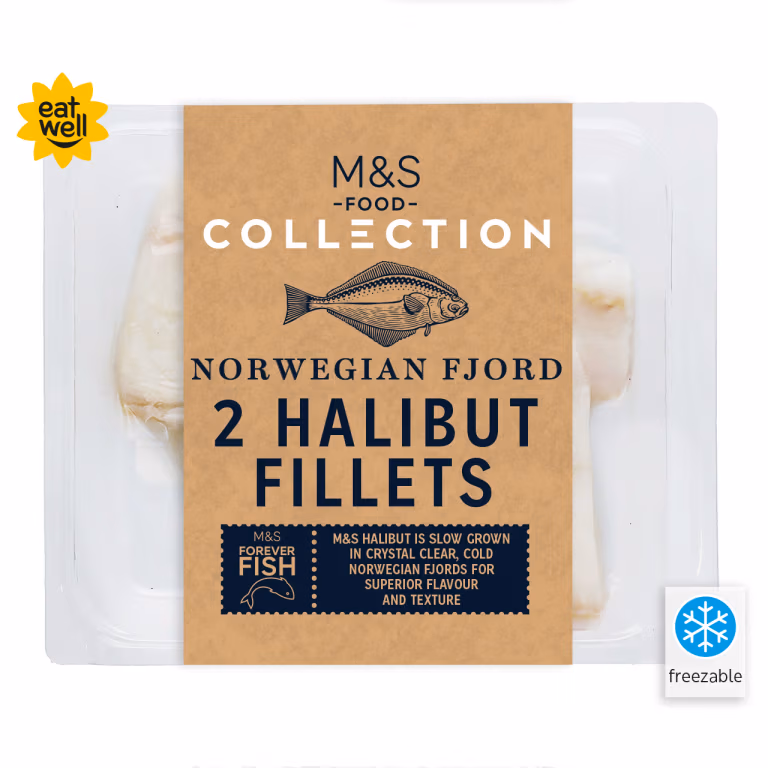 M&S Collection Norwegian Fjord Halibut Fillets