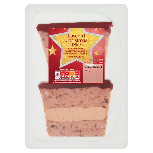 Sainsbury's Layered Christmas Pate 160g