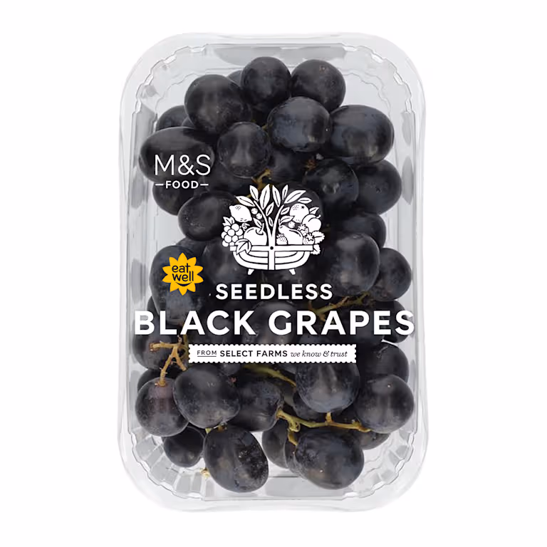 M&S Seedless Black Grapes