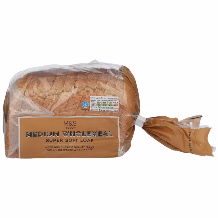 M&S Medium Wholemeal Super Soft Loaf