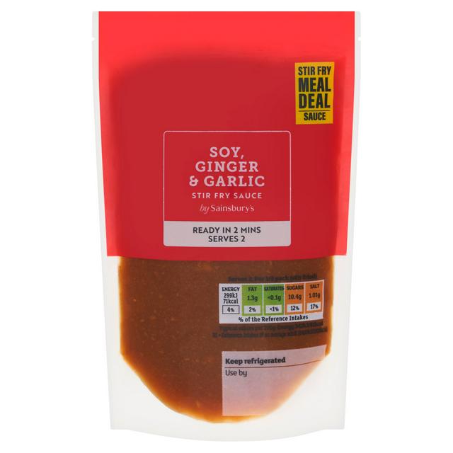 Sainsbury's Soy Ginger & Garlic Stir Fry Sauce, Inspired to Cook 175g