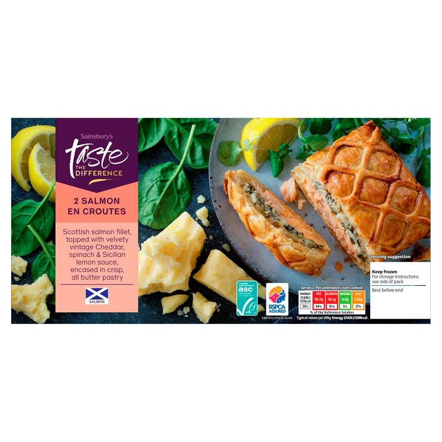 Sainsbury's Salmon Wellington, Taste the Difference 380g