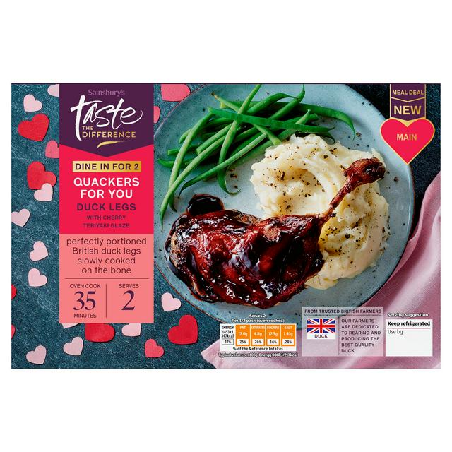 Sainsbury's 530g Cherry Teriyaki Glaze Duck Legs, Taste the Difference