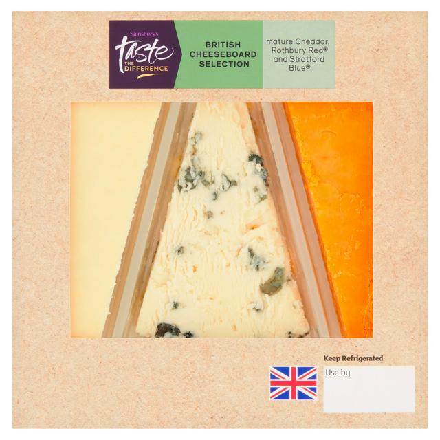 Sainsbury's British Cheeseboard Selection, Taste the Difference 155g