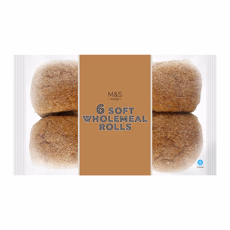 M&S Soft Wholemeal Rolls