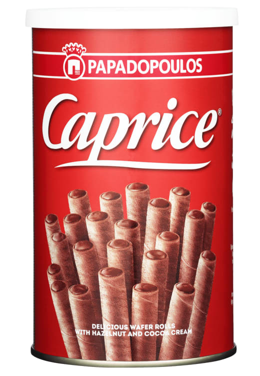 Wafer Rolls m/Hasselnøtt 115g Caprice