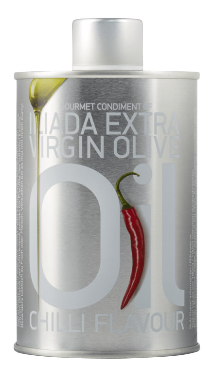 Olivenolje m/Chili 250ml Iliada