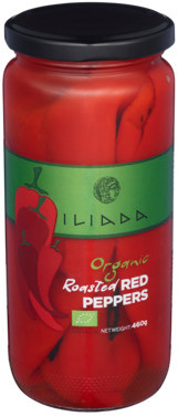 Grillet Paprika i Lake Økologisk 460g Iliada