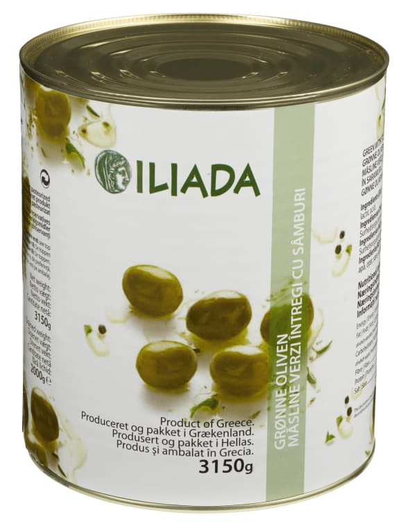 Oliven Grønne 3,15kg Iliada