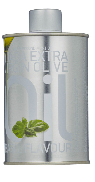Olivenolje X.Virgin m/Basilikum 250ml Iliada