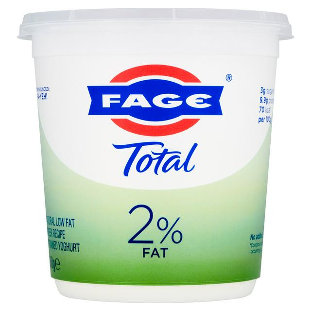 Fage 950g Natural Low Fat Greek Recipe Total 2% Strained Yoghurt