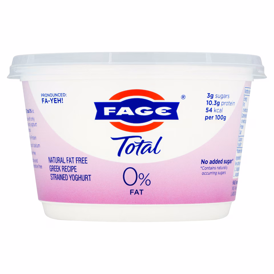 Fage Total 0%Fat Greek Recipe Yogurt 450G