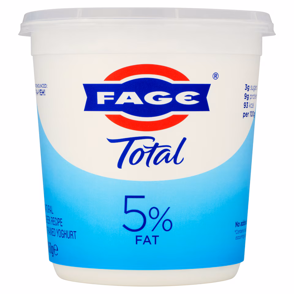 Fage Total 5% Fat Greek Recipe Yogurt 950G