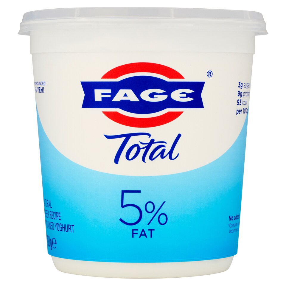 Fage Total 5% Fat Greek Recipe Yogurt 950G