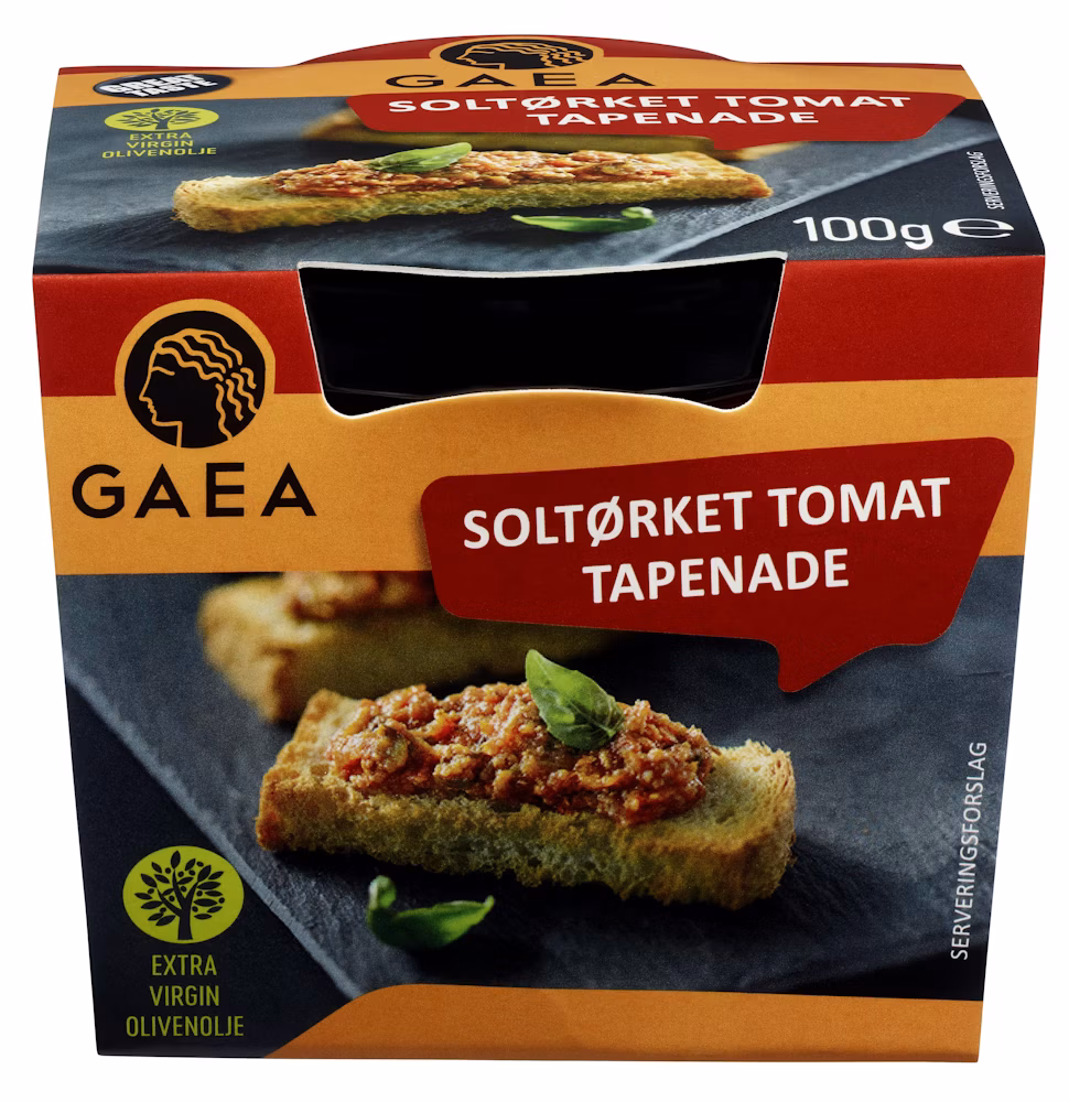 Soltørket Tomat Tapenade Bruschetta, 100 g